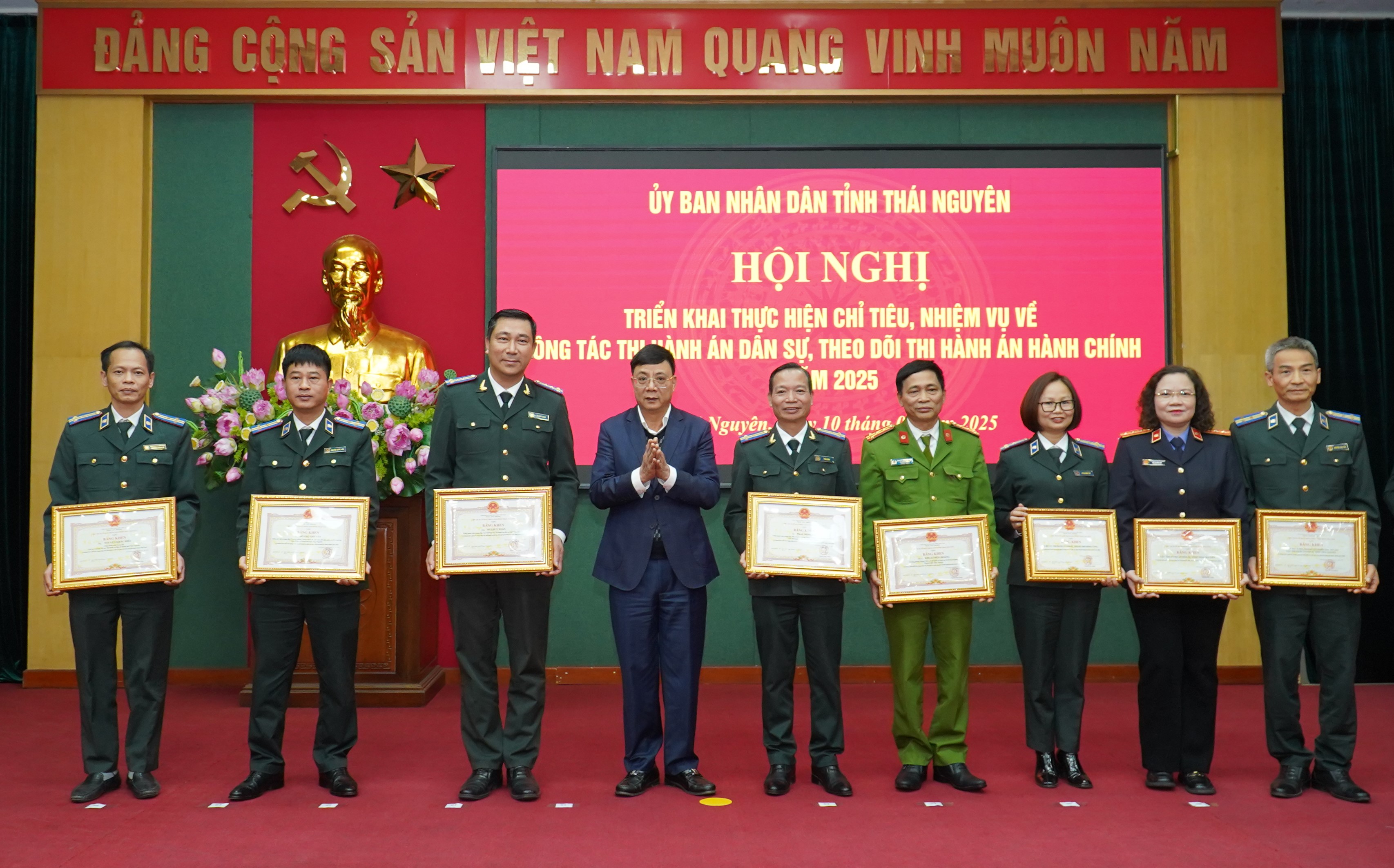 Hội nghị triển khai nhiệm vụ công tác thi hành án dân sự và thi hành án hành chính năm 2025